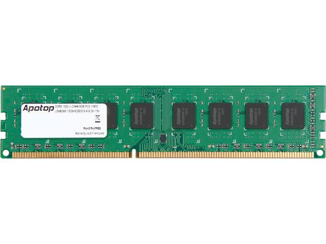 Apotop 8GB 240-Pin DDR3 SDRAM DDR3 1333 (PC3 10600) Desktop Memory Model U3A8Gx1-13C9EB