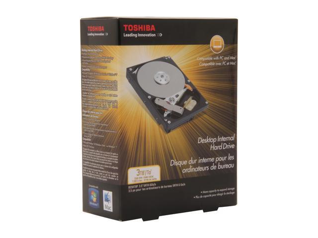 TOSHIBA PH3300U-1I72 3TB 7200 RPM 64MB Cache SATA 6.0Gb/s 3.5" Internal Hard Drive Retail Kit