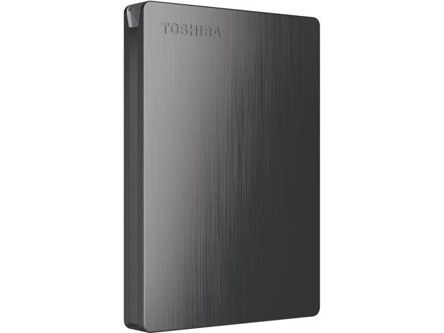 TOSHIBA 500GB Canvio Slim II Hard Drive USB 3.0 Model HDTD205XK3D1 Black