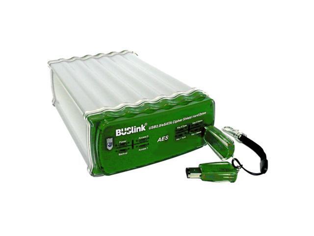 BUSlink CipherShield 500GB USB External Hard Drive