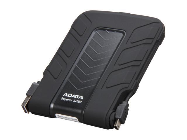 ADATA Superior Series 2.5" 500GB SH93 Water & Shock Proof External Hard ...