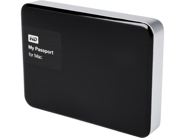 WD 2TB Black My Passport for Mac Portable External Hard Drive - USB 3.0 - WDBCGL0020BSL-NESN