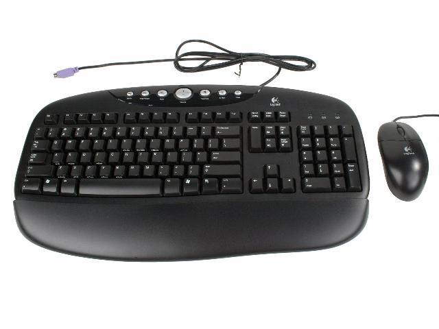 Logitech 967457-0403 Black 103 Normal Keys 8 Function Keys PS/2 Wired