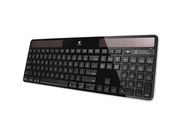 Logitech K750 2.4GHz Wireless Solar Powered Keyboard - Black