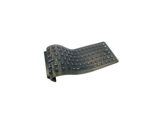 ADESSO AKB-210 Black USB or PS/2 Foldable Mini Keyboard