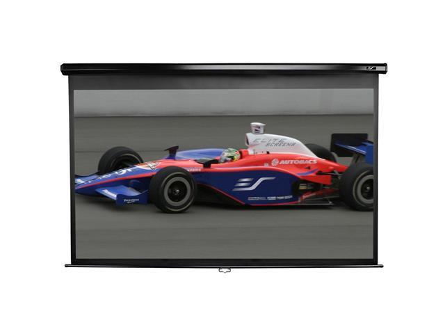 Elitescreens Manual Ceiling/Wall Mount Manual Pull Down Projection Screen (99" 1:1 AR) (MaxWhite) M99UWS1