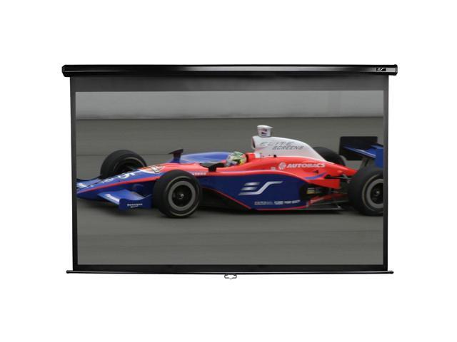 Elitescreens 100" NTSC/Video(4:3) Manual Manual Ceiling/Wall Mount Manual Pull Down Projection Screen (100" 4:3 AR) (MaxWhite) ...