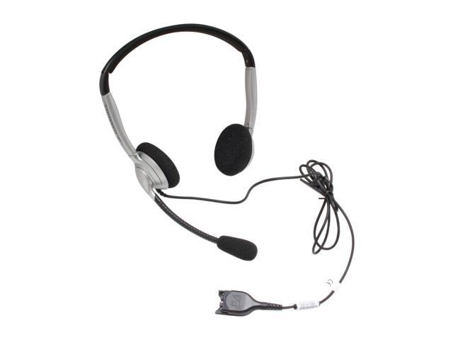 SENNHEISER SH 350 Quick Disconnect Connector Supra-aural Binaural Headset w/ Noise Cancelling Mic