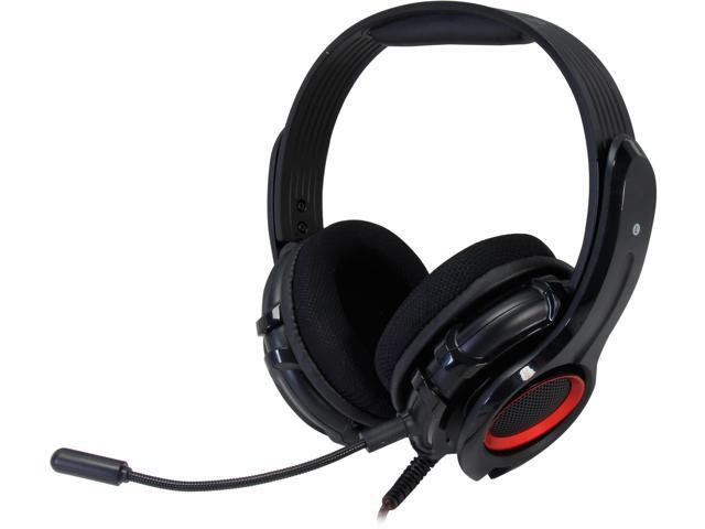 SYBA GamesterGear PC200 PC Wired Gaming Headset with Detachable Mic