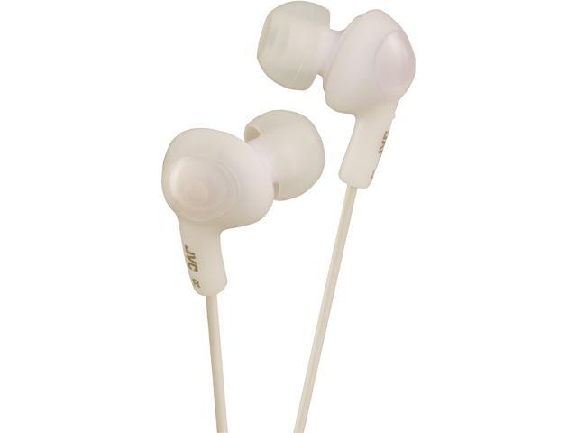 JVC HAFX5W Gumy Plus Inner Ear Headphones (White)