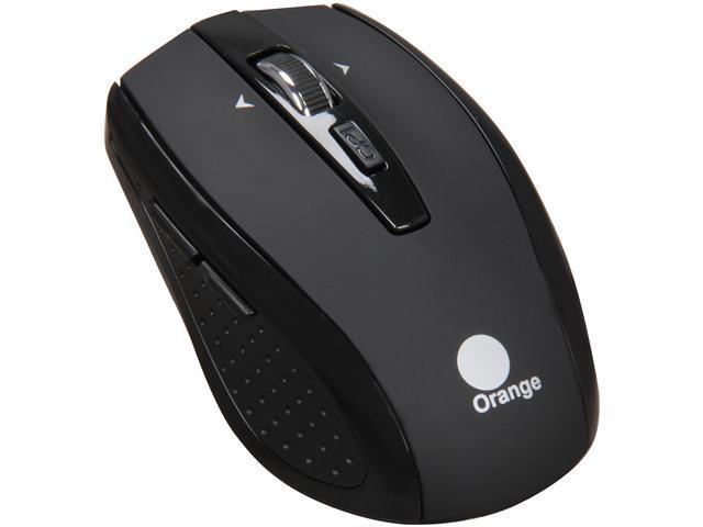 Orange MOUW2020TB Black 5 Buttons 1 x Wheel USB RF Wireless Optical Mouse