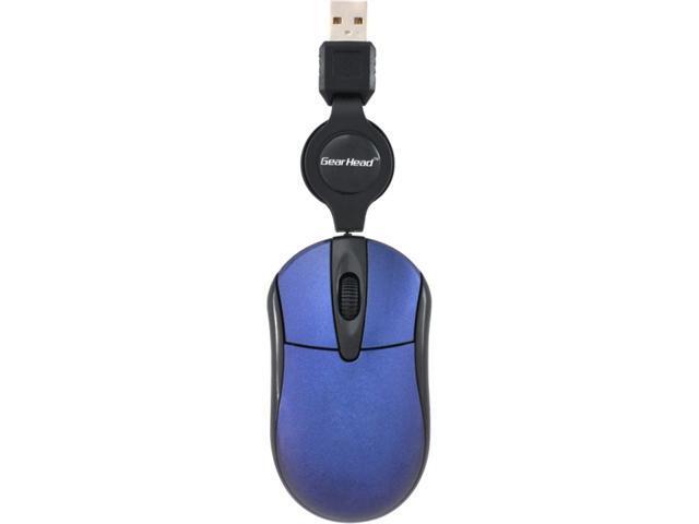 Gear Head Retractable Optical Wheel Mouse