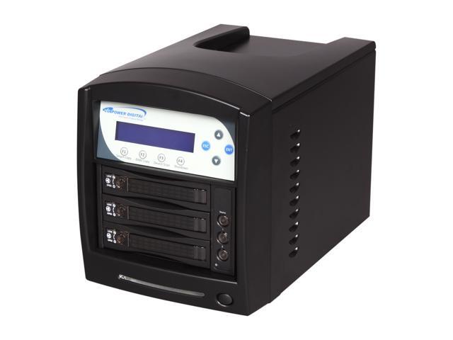 VINPOWER Black 1 to 2 128M DDR2 Buffer Memory Hard Drive Duplicator Model HDDShark-2T-BK
