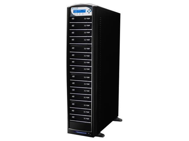 VINPOWER Black 1 to 15 256M Buffer Memory SharkBlu BDXL / Blu-Ray / DVD / CD Disc Duplicator + USB 3.0 + 500GB HDD Model ...