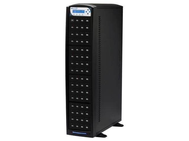 VINPOWER Black 1 to 63 USBShark USB Flash Copy Tower Duplicator Model USBSHARK-63T-BK 