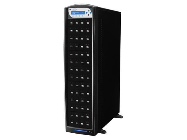 VINPOWER Black 1 to 55 USBShark USB Flash Copy Tower Duplicator Model USBSHARK-55T-BK 