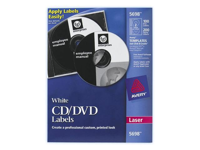 AVERY 5698 Jewel Case Spine Laser Label