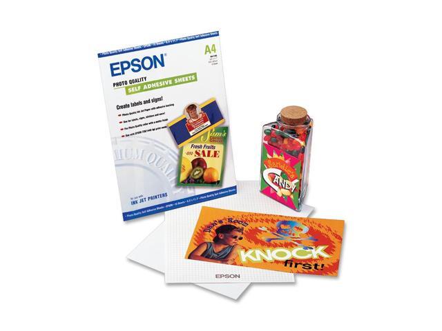 Epson S041106 Self-adhesive 8.30" Width x 11.70" Length - 1 Each - Blue