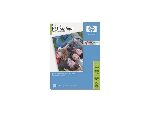 HP Q5498A Everyday Photo Paper Letter - 8.50" x 11" Semi-gloss - 25 Sheet