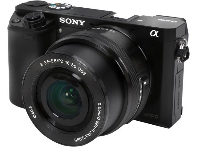 SONY Alpha a6000 ILCE-6000L/B Black Mirrorless Camera w/ 16-50mm Lens