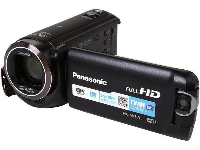 Panasonic HC-W570K Black Full HD HDD/Flash Memory Camcorder