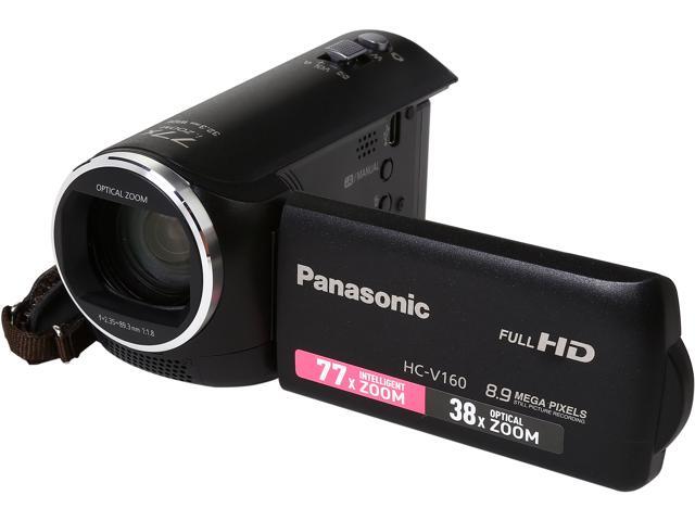 Panasonic V160 HC-V160K Black Full HD HDD/Flash Memory Camcorder