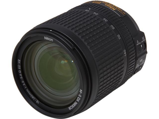 Nikon 2213 SLR Lenses AF-S DX NIKKOR 18-140mm f/3.5-5.6G ED VR Lens Black
