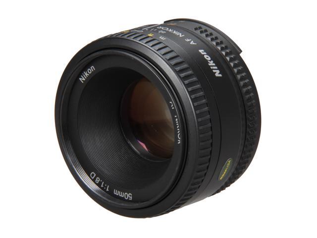 Nikon 2137 SLR Lenses AF NIKKOR 50mm f/1.8D Lens Black