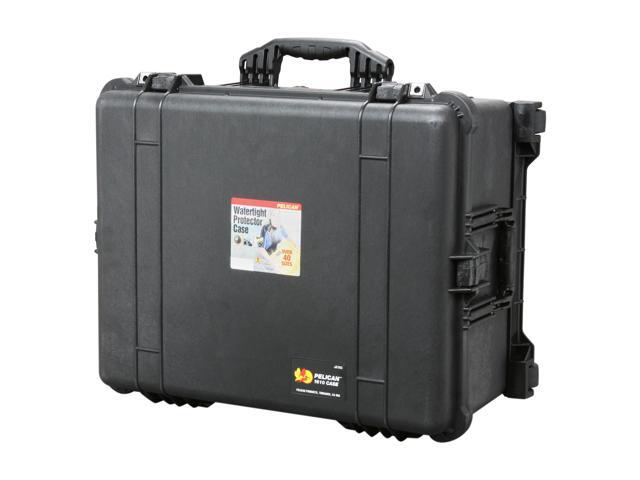 PELICAN 1610-024-110 Black Case with Padded Dividers