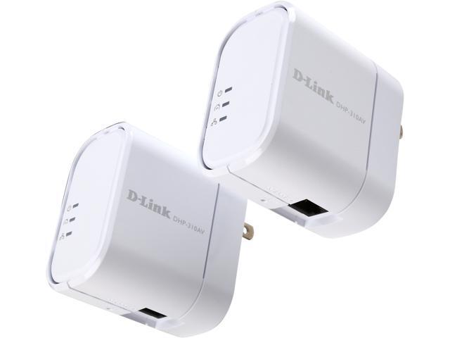 D-Link DHP-311AV PowerLine AV Mini Adapter Starter Kit