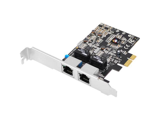 SIIG DP 2-Port Gigabit Ethernet PCIe