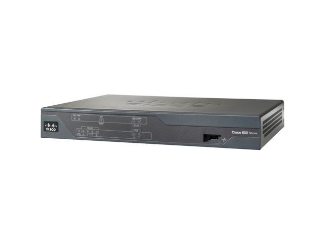 Cisco C887VA-K9 887 VDSL / ADSL over POTS Multi-mode Router, 4 FXS, 2BRI, 1ISDN - Router - ISDN / DSL - 4-port switch - VoIP ...
