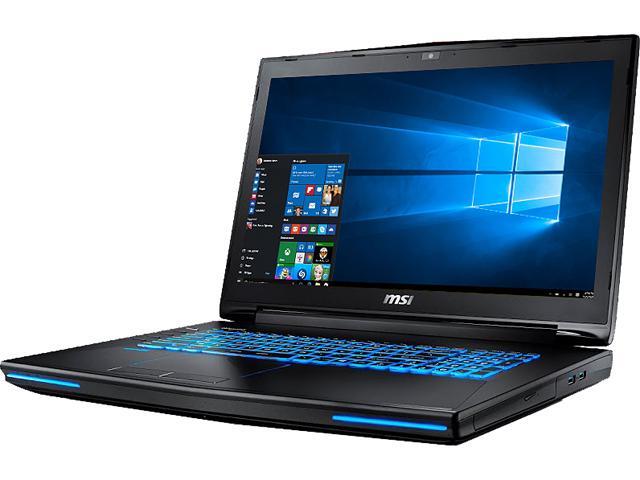 MSI WorkStation Series WT72 6QK-099US 17.3" Windows 10 Pro Laptop