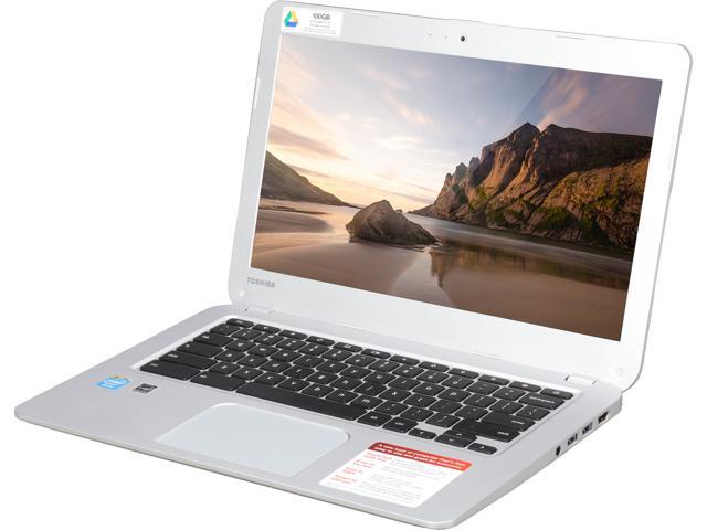 Toshiba CB35-A3120 13.3” Chromebook with Intel Celeron 2955U 1.4Ghz, 2GB DDR3L RAM, 16GB SSD, Wi-Fi 802.11 a/g/n, Bluetooth ...