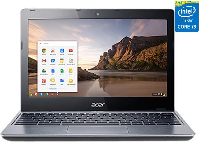 Acer C720-3404 Chromebook Intel Core I3-4005U 1.70 GHz 11.6" Chrome OS