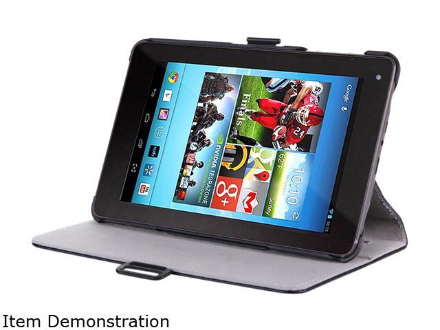 i-blason Book Shell Stand Case for Hisense Sero 7 LT with Bonus Stylus Sero7LT-Heated-Black