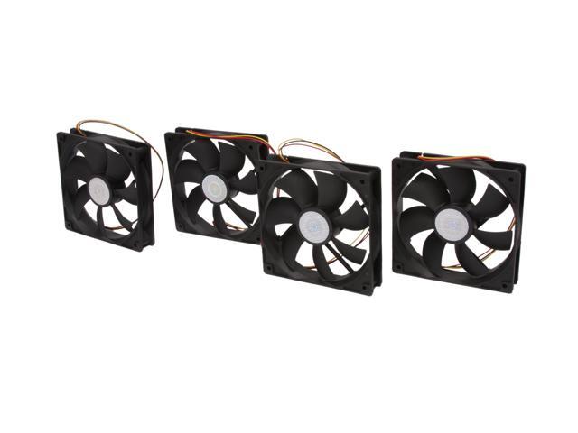 Cooler Master Sleeve Bearing 120mm Silent Fan for Computer Cases, CPU Coolers, and Radiators (Value 4-Pack)