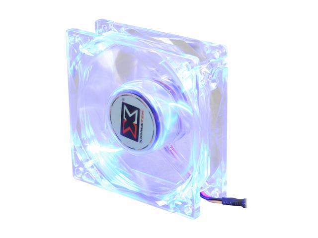 XIGMATEK FCB (Fluid Circulative Bearing) Cooling System Crystal Series CLF-F8251 80mm Blue LED Case Fan PSU Molex Adapter/extender ...