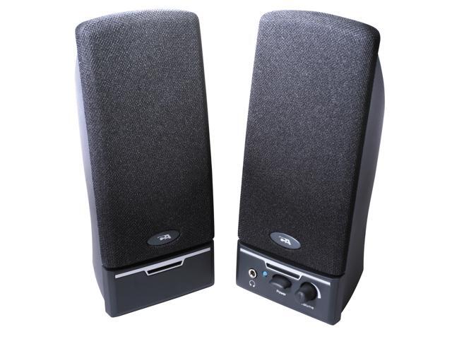 Cyber Acoustics CA-2012RB 1.5 Watts 2.0 Desktop Speaker System - Black