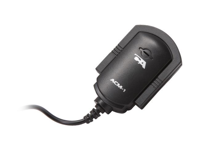 Cyber Acoustics ACM-1B Charcoal 3.5mm Connector Monitor/Lapel Microphone