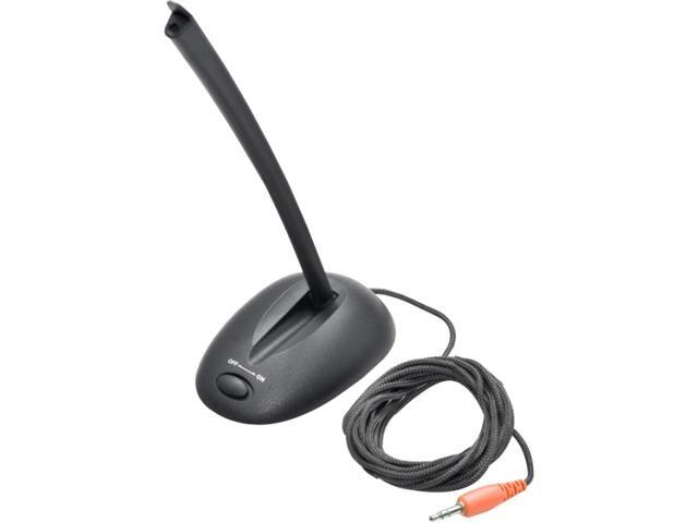 SYBA CL-SM-001 Black 3.5mm Connector Microphone with Adjustable Rod