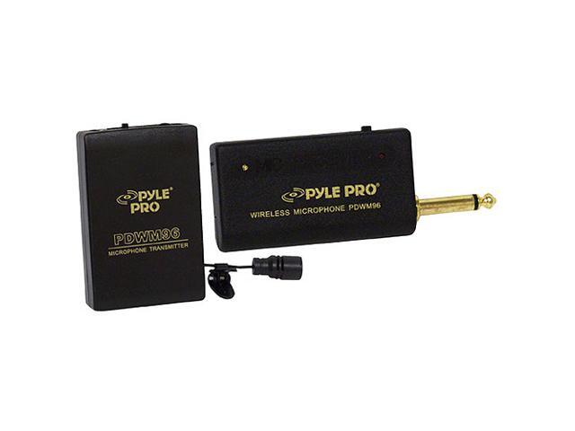 Pyle PDWM96 Black 6.3mm Connector Lavalier Wireless Microphone System