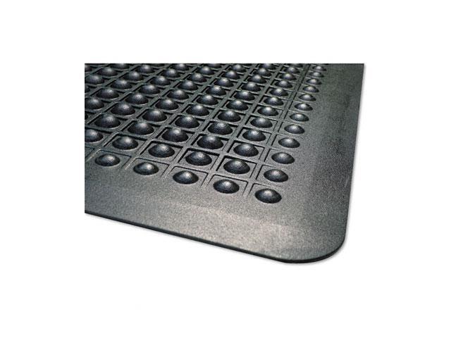 Guardian                                 FlexStep Rubber Anti-Fatigue Mat, Polypropylene, 24 x 36, Black