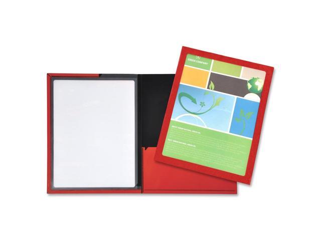 Lion 52095RD Framed View Cover Presentation Folder