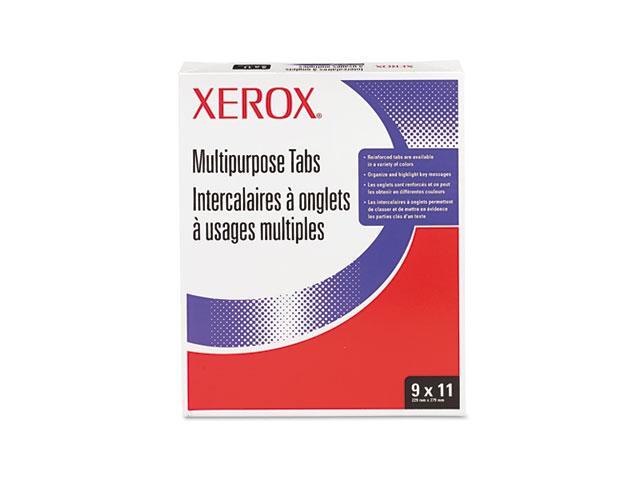 Xerox 3R4416 Single-Reverse Collated Index Dividers, 5-Tab, 9 x 11, White, 250/Pack