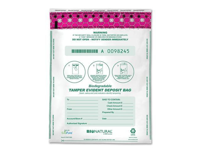 MMF Industries 236211406 Bio-Natural Bags, 12 x 16, White, 100/Box