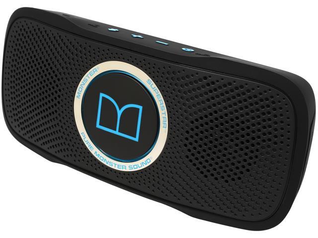 Monster SuperStar BackFloat Bluetooth Speaker-Neon Blue