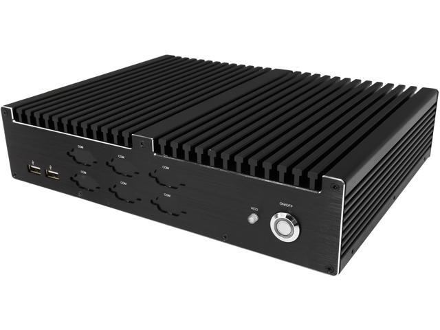 Jetway HBJC501F9QUW-Q87-B Fanless Intel 4th Generation Intel Core i7/i5/i3 Barebone w/TPM IC Onboard, HDMI, DVI-D, VGA Support ...