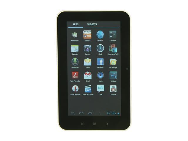 Aluratek AT107F ARM iMAPx210 512 MB Memory 4GB Flash 7.0" Internet Tablet Android 4.0 (Ice Cream Sandwich)