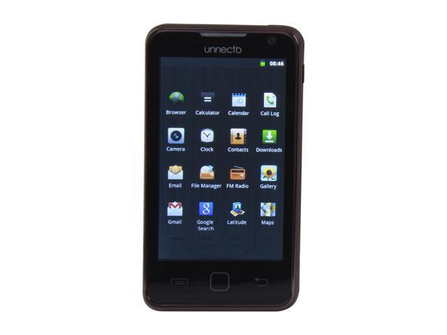 Unnecto Quattro U-710-2NA 4GB 3G Android 2.3 Touch Screen 3.0 MP Camera Unlocked GSM Smart Phone 4.0" 512MB RAM Black
